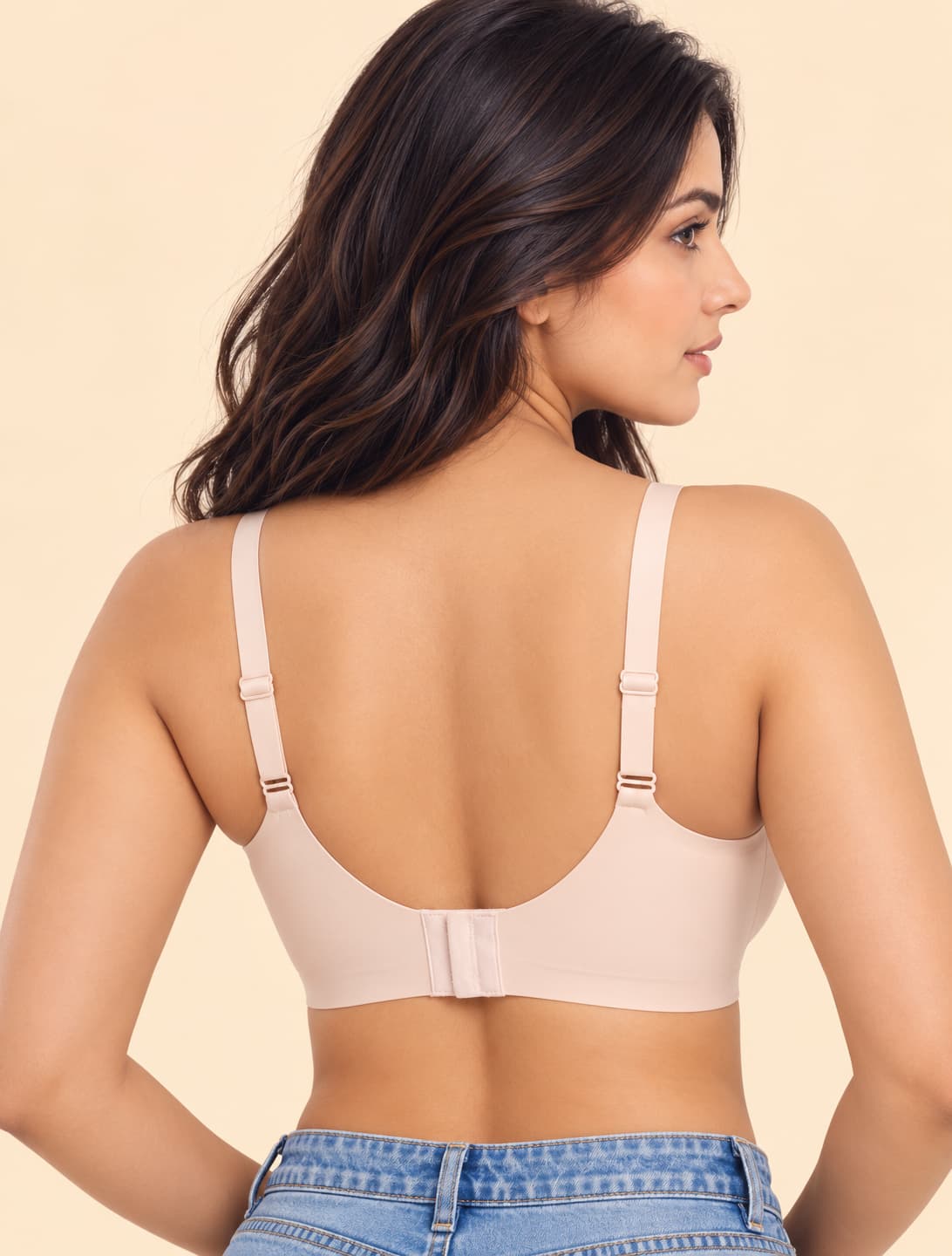 Seamless Wire-Free Ice Silk Comfort Bra – Skin Color
