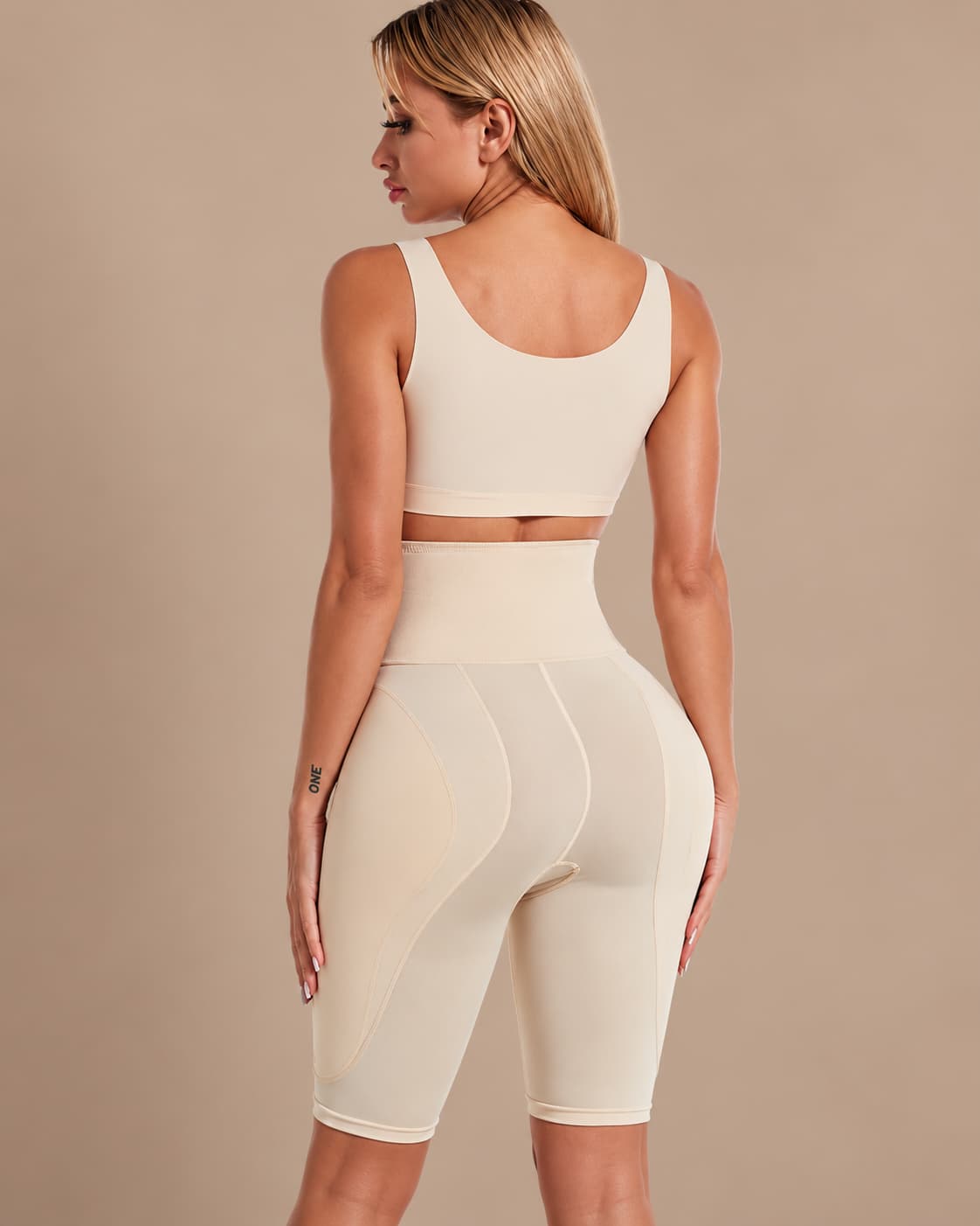 Padded Butt Lift & Tummy Control Shaping Shorts – Skin Color