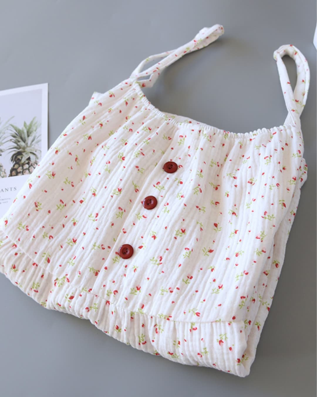 Cotton Gauze Sleeveless Nightgown