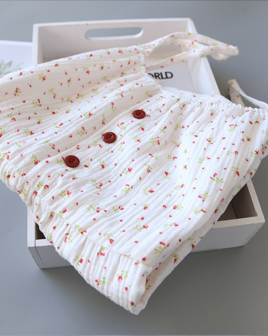 Cotton Gauze Sleeveless Nightgown
