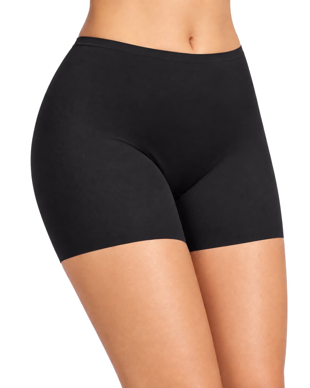 Mid-Waist Comfort Boxer Shorts – Black