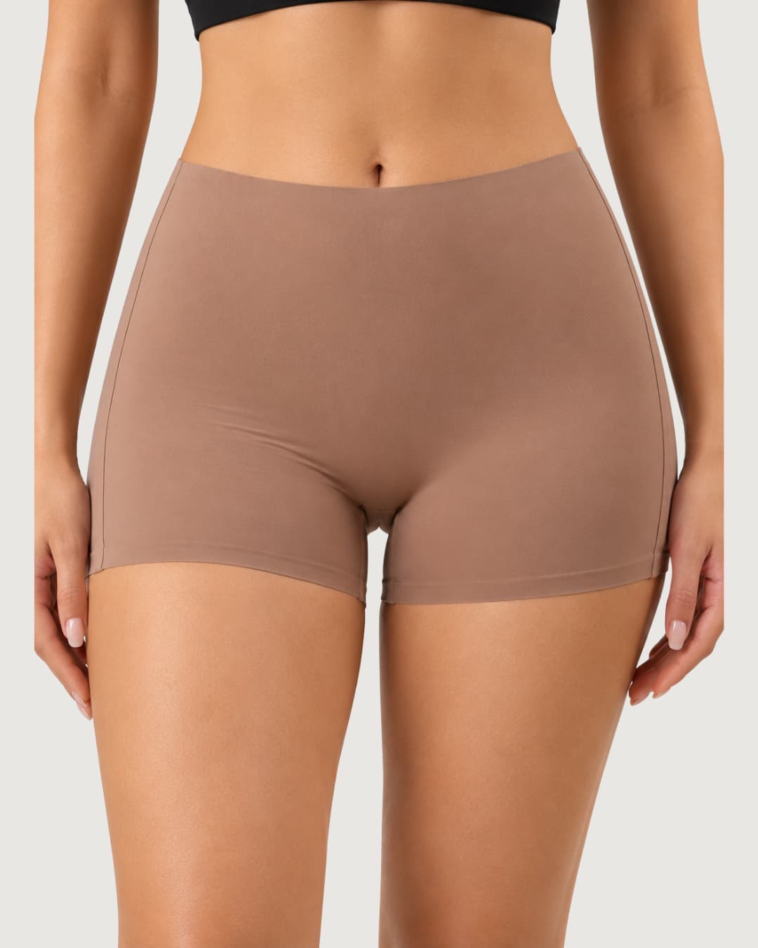 Mid-Waist Comfort Boxer Shorts – Grey