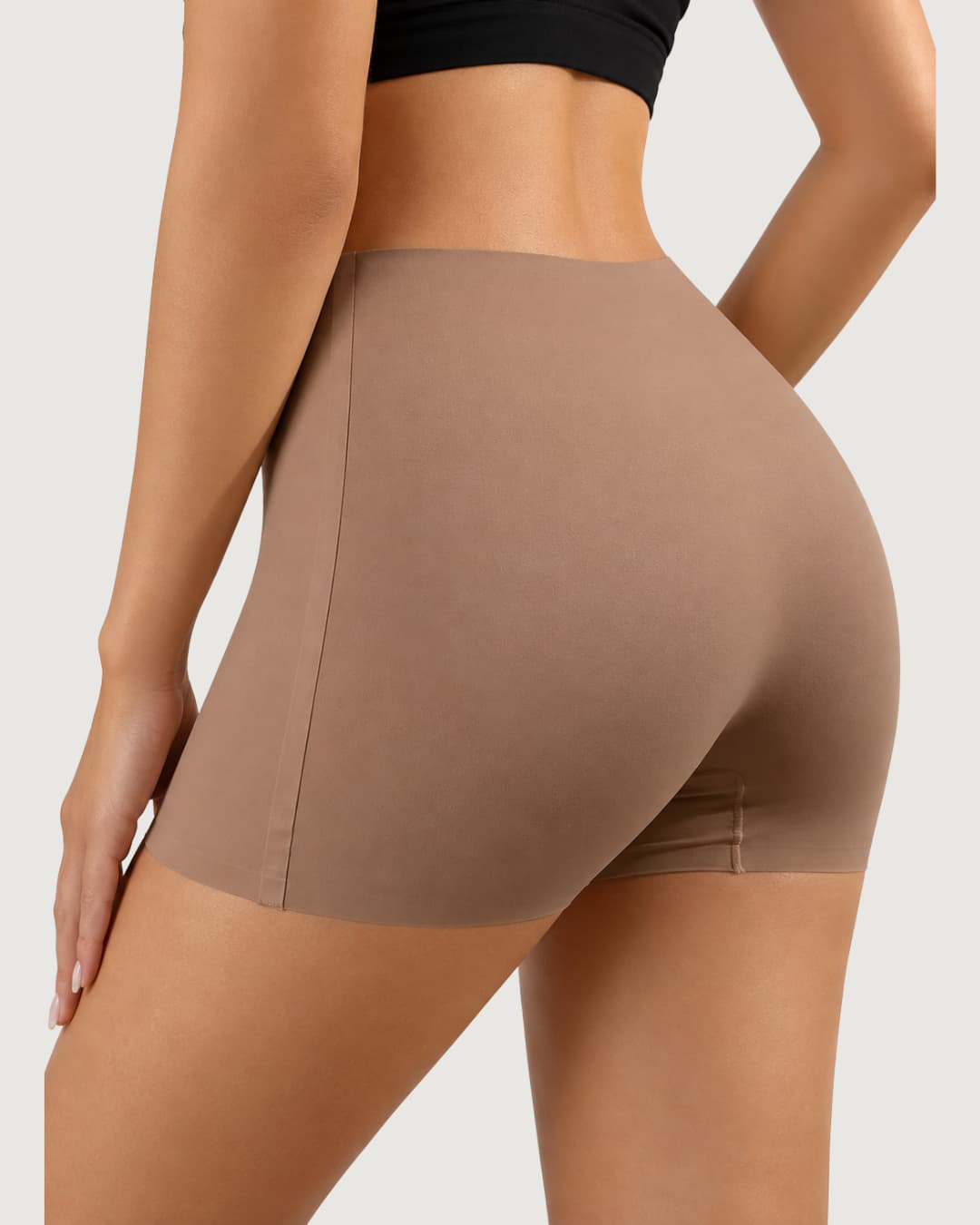 Mid-Waist Comfort Boxer Shorts – Grey