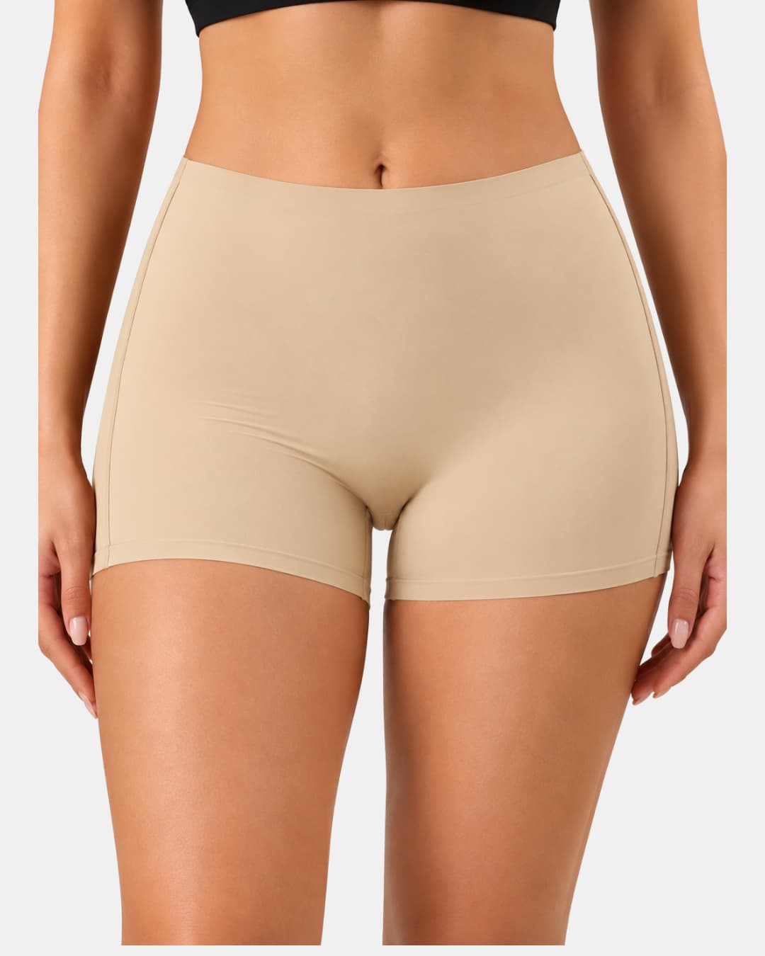 Mid-Waist Comfort Boxer Shorts – Skin Color