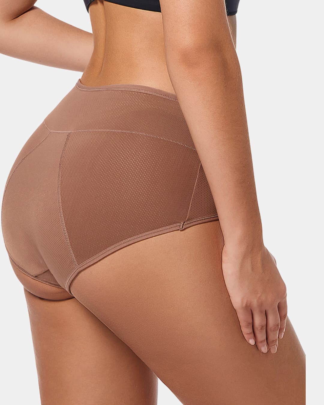 High-Waisted Leak-Resistant Period Panties – Khaki